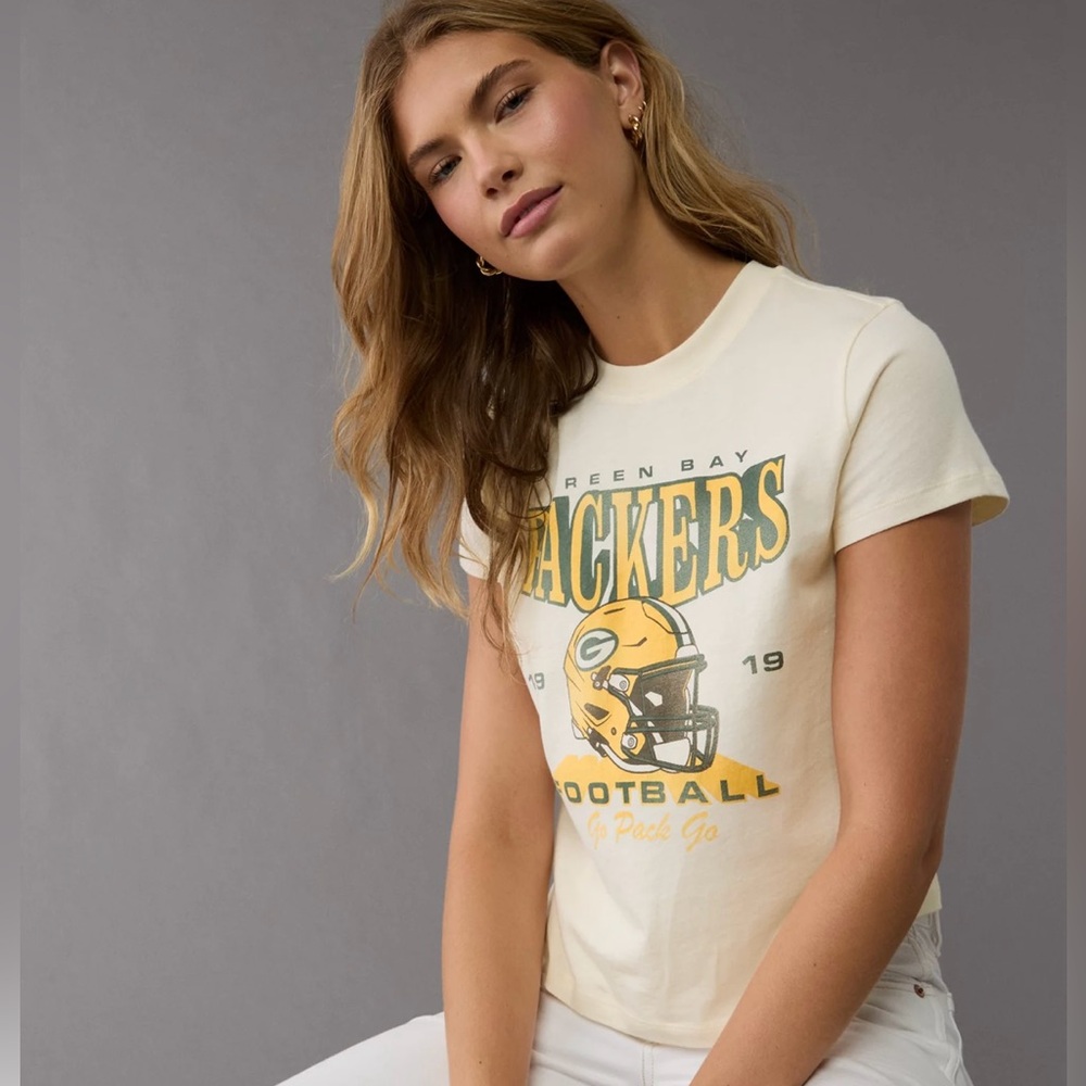 AE American Eagle NFL Green Bay Packers Graphic T Shirt Size: XS